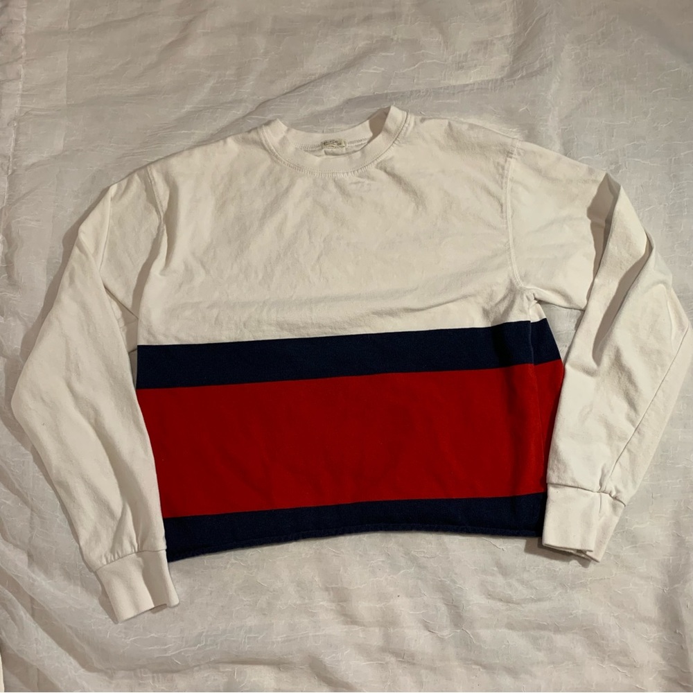 JOHN GALT cropped long sleeve tshirt